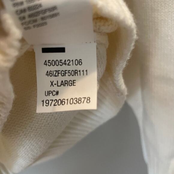 IZOD Crewneck Sweater | Striped, Classic Fit, Neutral Colors, XL, NWOT - Picture 9 of 9